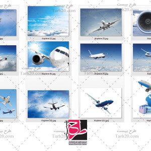 مجموعه 12 تصویر باکیفیت هواپیما مسافربری