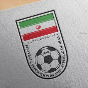 طرح لایه باز لوگو فدراسیون فوتبال ایران