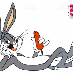 وکتور کارتونی باگز بانی Bugs Bunny