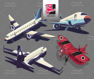 وکتور هواپیما