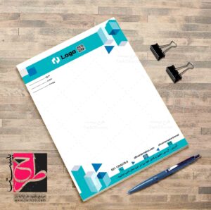 طرح لایه باز سربرگ شرکت