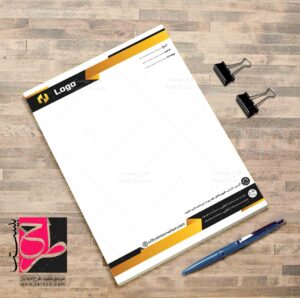 طرح لایه باز سربرگ شرکت