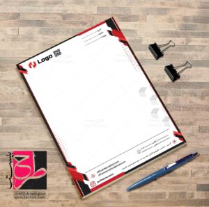 طرح لایه باز سربرگ شرکت