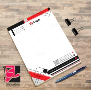 طرح لایه باز سربرگ شرکت