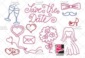 وکتور المانهای عروسی