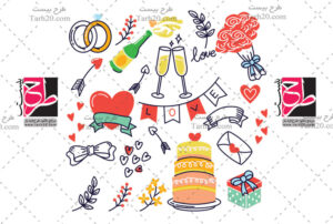 وکتور جشن ازدواج