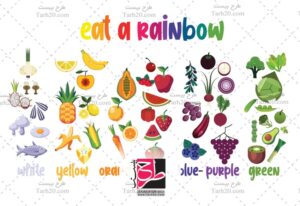 وکتور میوه و سبزی