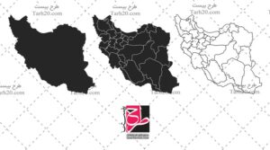 وکتور نقشه ایران