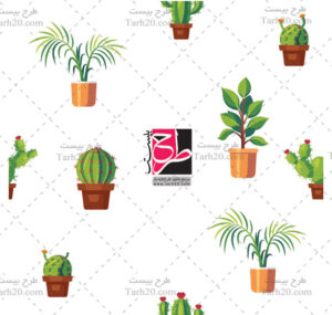 وکتور گلدان